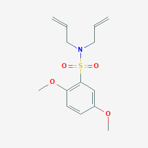molecular formula C14H19NO4S B5297070 N,N-diallyl-2,5-dimethoxybenzenesulfonamide 