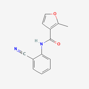 molecular formula C13H10N2O2 B5297205 N-(2-cyanophenyl)-2-methyl-3-furamide 