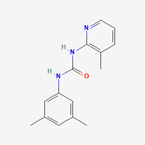 molecular formula C15H17N3O B5297313 N-(3,5-dimethylphenyl)-N'-(3-methyl-2-pyridinyl)urea 