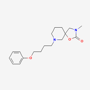 3-methyl-7-(4-phenoxybutyl)-1-oxa-3,7-diazaspiro[4.5]decan-2-one