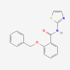 molecular formula C17H14N2O2S B5297552 2-(benzyloxy)-N-1,3-thiazol-2-ylbenzamide 