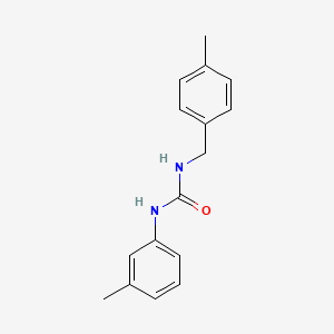 molecular formula C16H18N2O B5297803 N-(4-methylbenzyl)-N'-(3-methylphenyl)urea 