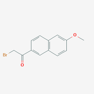 molecular formula C13H11BrO2 B052980 2-(Bromoacetyl)-6-methoxynaphthalene CAS No. 10262-65-4