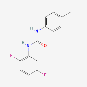 molecular formula C14H12F2N2O B5298215 N-(2,5-difluorophenyl)-N'-(4-methylphenyl)urea 