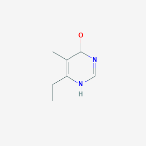 molecular formula C7H10N2O B052983 6-乙基-5-甲基-4-嘧啶醇 CAS No. 124703-79-3