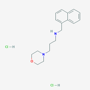 molecular formula C18H26Cl2N2O B5298396 [3-(4-morpholinyl)propyl](1-naphthylmethyl)amine dihydrochloride 