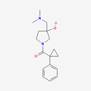 3-[(dimethylamino)methyl]-1-[(1-phenylcyclopropyl)carbonyl]-3-pyrrolidinol