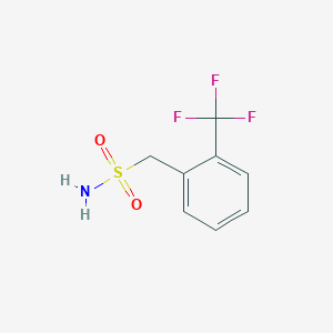 molecular formula C8H8F3NO2S B052989 2-(三氟甲基)苄基磺酰胺 CAS No. 112941-35-2