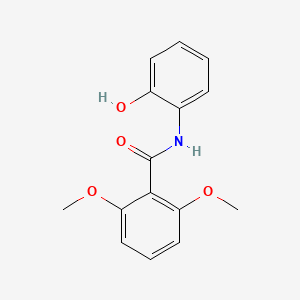 molecular formula C15H15NO4 B5298930 N-(2-hydroxyphenyl)-2,6-dimethoxybenzamide 