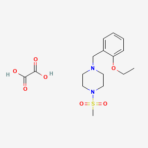 molecular formula C16H24N2O7S B5298991 1-(2-ethoxybenzyl)-4-(methylsulfonyl)piperazine oxalate 