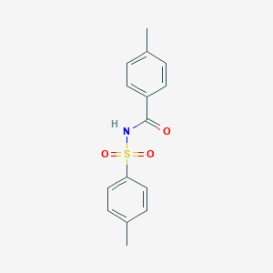 molecular formula C15H15NO3S B052992 4-甲基-N-甲苯磺酰基苯甲酰胺 CAS No. 120336-96-1