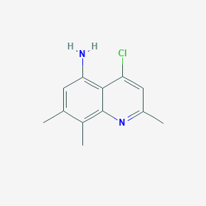 4-chloro-2,7,8-trimethylquinolin-5-amine