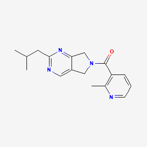 2-isobutyl-6-[(2-methylpyridin-3-yl)carbonyl]-6,7-dihydro-5H-pyrrolo[3,4-d]pyrimidine