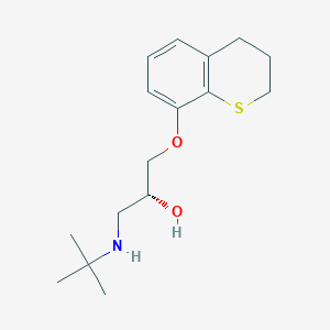 molecular formula C16H25NO2S B052994 (-)-Tertatolol CAS No. 117305-34-7