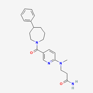 N~3~-methyl-N~3~-{5-[(4-phenylazepan-1-yl)carbonyl]pyridin-2-yl}-beta-alaninamide