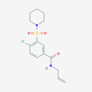 N-allyl-4-chloro-3-(piperidin-1-ylsulfonyl)benzamide