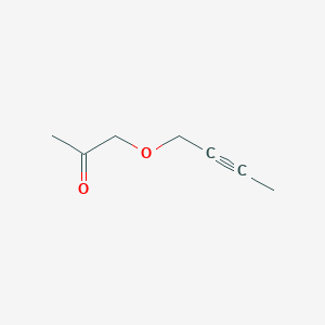 molecular formula C7H10O2 B052995 1-But-2-ynoxypropan-2-one CAS No. 122132-12-1