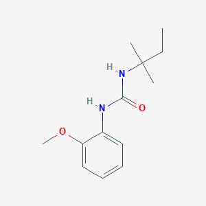 molecular formula C13H20N2O2 B5299685 N-(1,1-dimethylpropyl)-N'-(2-methoxyphenyl)urea 