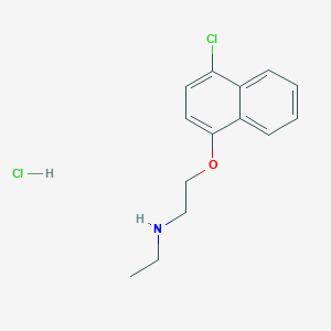 {2-[(4-chloro-1-naphthyl)oxy]ethyl}ethylamine hydrochloride