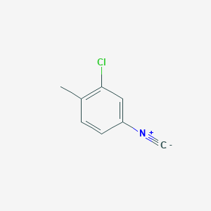 molecular formula C8H6ClN B053003 3-Chloro-4-methylphenylisocyanide CAS No. 112675-35-1