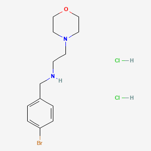 molecular formula C13H21BrCl2N2O B5300465 N-(4-bromobenzyl)-2-(4-morpholinyl)ethanamine dihydrochloride 
