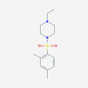 molecular formula C14H22N2O2S B5300596 1-[(2,4-dimethylphenyl)sulfonyl]-4-ethylpiperazine 