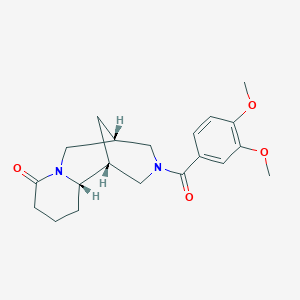 (5R,11aS)-3-(3,4-dimethoxybenzoyl)decahydro-8H-1,5-methanopyrido[1,2-a][1,5]diazocin-8-one