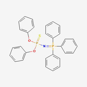 molecular formula C30H25NO2P2S B5300722 O,O-diphenyl (triphenylphosphoranylidene)amidothiophosphate 