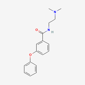 molecular formula C17H20N2O2 B5300775 N-[2-(dimethylamino)ethyl]-3-phenoxybenzamide 