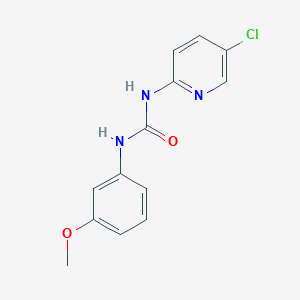 molecular formula C13H12ClN3O2 B5300885 N-(5-chloro-2-pyridinyl)-N'-(3-methoxyphenyl)urea 