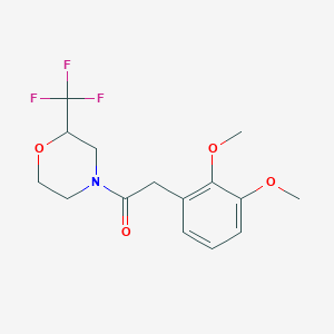 4-[(2,3-dimethoxyphenyl)acetyl]-2-(trifluoromethyl)morpholine