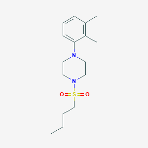 molecular formula C16H26N2O2S B5300990 1-(butylsulfonyl)-4-(2,3-dimethylphenyl)piperazine 