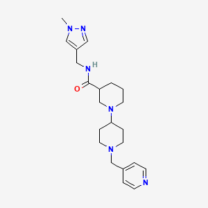 N-[(1-methyl-1H-pyrazol-4-yl)methyl]-1'-(pyridin-4-ylmethyl)-1,4'-bipiperidine-3-carboxamide