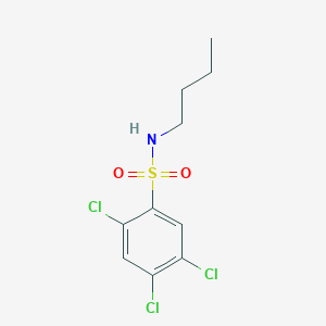 molecular formula C10H12Cl3NO2S B5301210 N-butyl-2,4,5-trichlorobenzenesulfonamide 