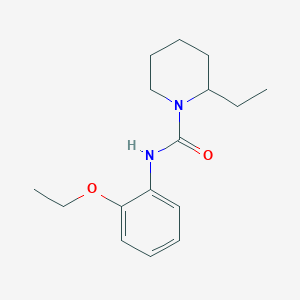 molecular formula C16H24N2O2 B5301284 N-(2-ethoxyphenyl)-2-ethyl-1-piperidinecarboxamide 