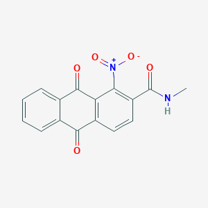 N-methyl-1-nitro-9,10-dioxo-9,10-dihydroanthracene-2-carboxamide