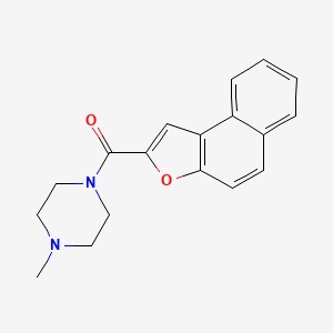 molecular formula C18H18N2O2 B5301728 1-methyl-4-(naphtho[2,1-b]furan-2-ylcarbonyl)piperazine 