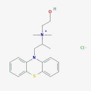 molecular formula C19H25ClN2OS B053020 异丙嗪羟乙基氯化物 CAS No. 2090-54-2