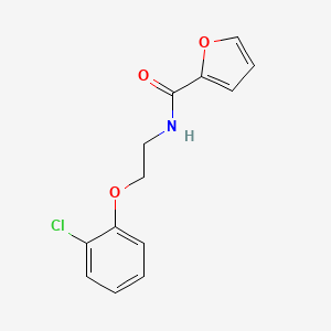 molecular formula C13H12ClNO3 B5302578 N-[2-(2-chlorophenoxy)ethyl]-2-furamide 