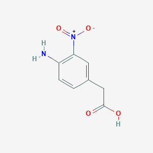 molecular formula C8H8N2O4 B053026 2-(4-氨基-3-硝基苯基)乙酸 CAS No. 116435-82-6