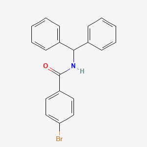 molecular formula C20H16BrNO B5302828 4-bromo-N-(diphenylmethyl)benzamide 