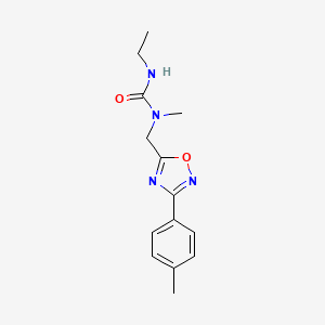 N'-ethyl-N-methyl-N-{[3-(4-methylphenyl)-1,2,4-oxadiazol-5-yl]methyl}urea