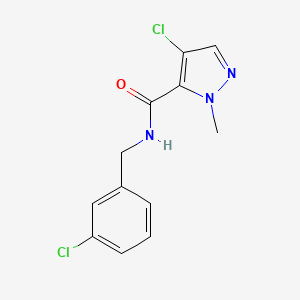 4-chloro-N-(3-chlorobenzyl)-1-methyl-1H-pyrazole-5-carboxamide