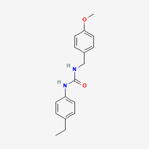 molecular formula C17H20N2O2 B5303265 N-(4-ethylphenyl)-N'-(4-methoxybenzyl)urea 