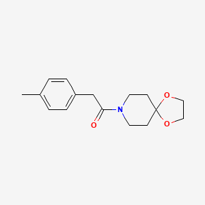 molecular formula C16H21NO3 B5303391 8-[(4-methylphenyl)acetyl]-1,4-dioxa-8-azaspiro[4.5]decane 