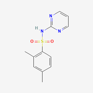 molecular formula C12H13N3O2S B5303699 2,4-dimethyl-N-2-pyrimidinylbenzenesulfonamide 