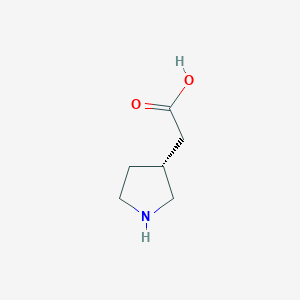 B053037 (R)-3-Pyrrolidineacetic acid CAS No. 122442-01-7