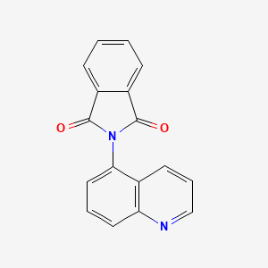 molecular formula C17H10N2O2 B5304132 2-(5-quinolinyl)-1H-isoindole-1,3(2H)-dione 