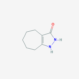 B053042 2,4,5,6,7,8-Hexahydrocyclohepta[c]pyrazol-3-ol CAS No. 117891-68-6