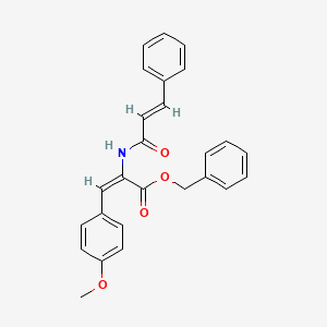 benzyl 2-(cinnamoylamino)-3-(4-methoxyphenyl)acrylate